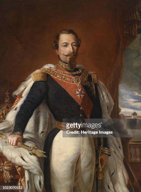 Portrait of Emperor Napoleon III of France . Private Collection.