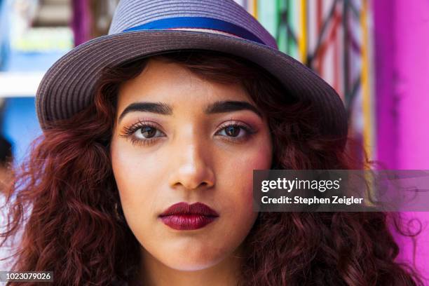 close up portrait of young woman 02