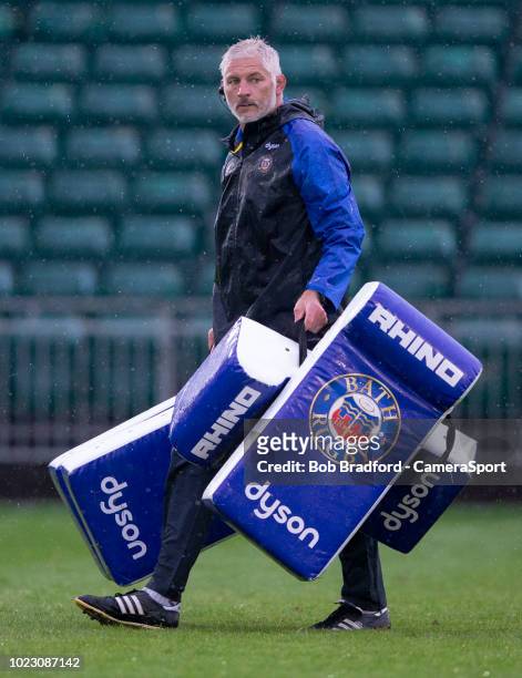 Bath Rugby's Head Coach Todd Blackadder during the Premiership Rugby Pre-Season Friendly match between Bath and Scarlets at Recreation Ground on...