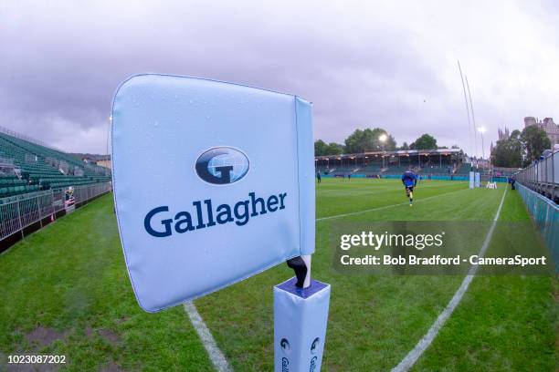 General view of The Recreation Ground, home of Bath Rugby during the Premiership Rugby Pre-Season Friendly match between Bath and Scarlets at...