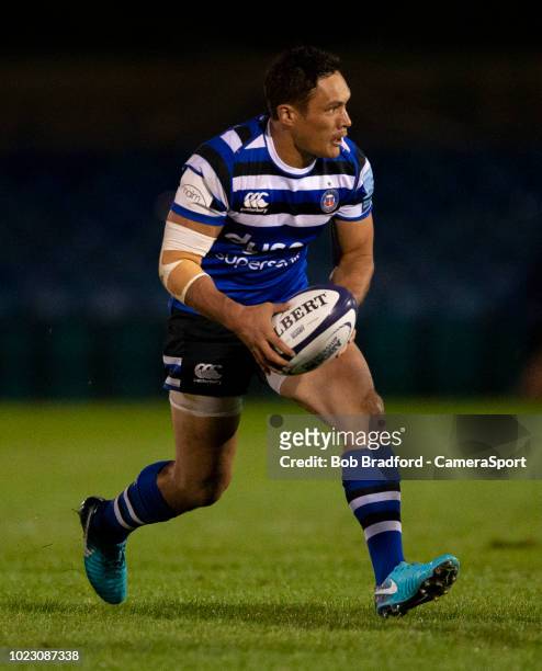 Bath Rugby's Jackson Willison during the Premiership Rugby Pre-Season Friendly match between Bath and Scarlets at Recreation Ground on August 24,...