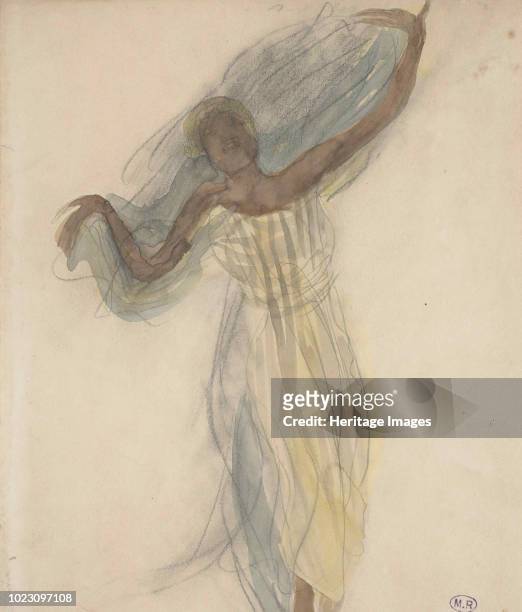 Cambodian dancer, 1906. Found in the Collection of Musée Rodin, Paris.