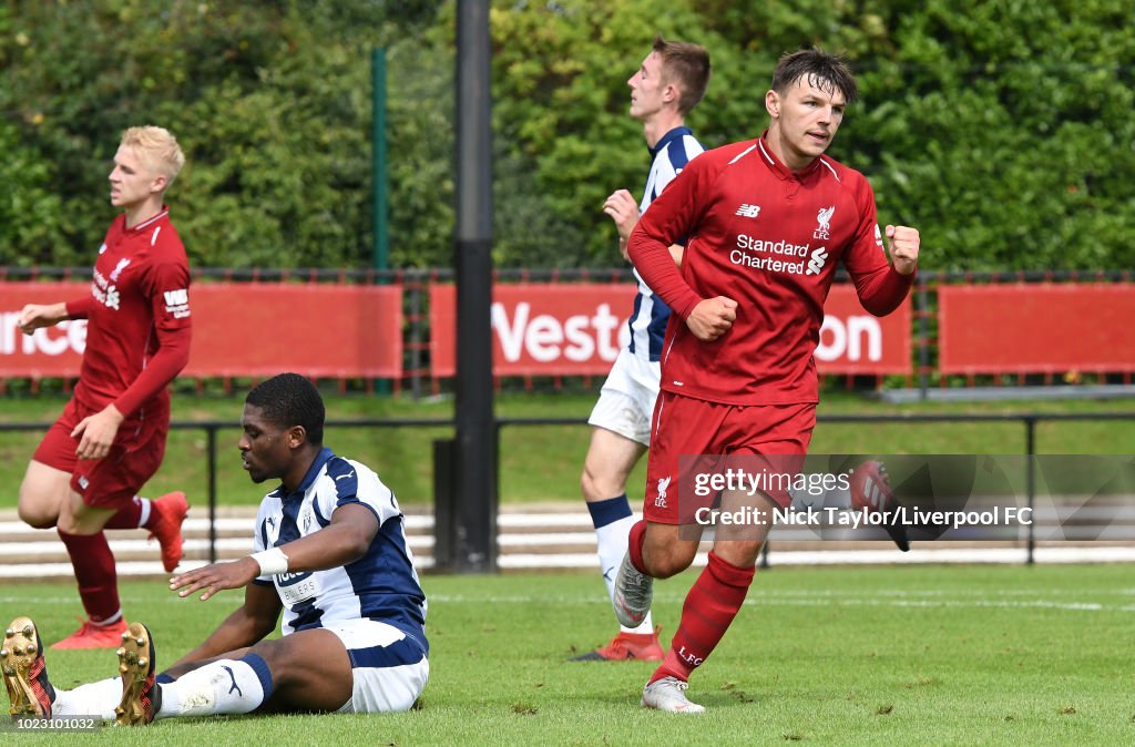 Liverpool v West Bromwich Albion - U18 Premier League