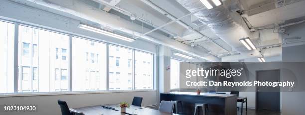 empty modern office space for rent - office background stock pictures, royalty-free photos & images
