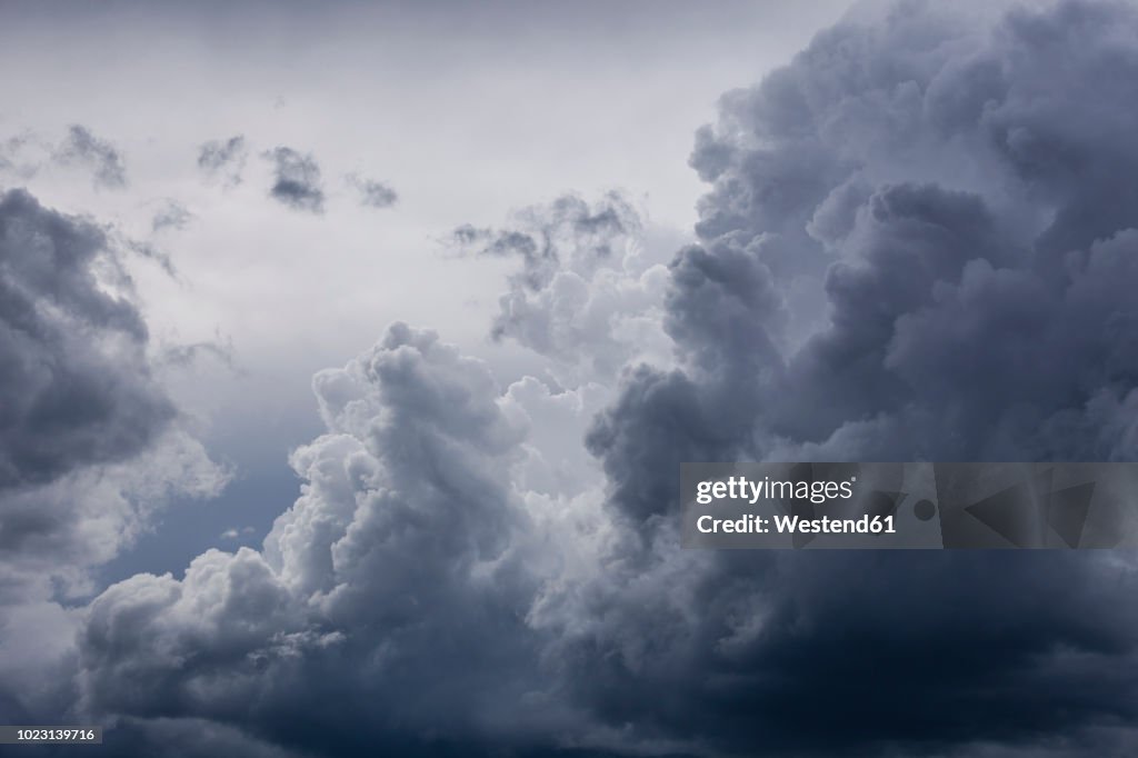 Germany, Bavaria, rain cloud