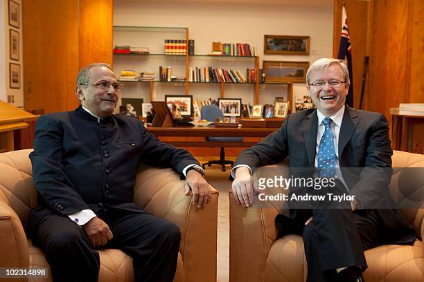 Dr Jose Ramos-Horta, President of the Democratic Republic of Timor-Leste, meets Australian Prime Minister, Kevin Rudd on the second day of his five...