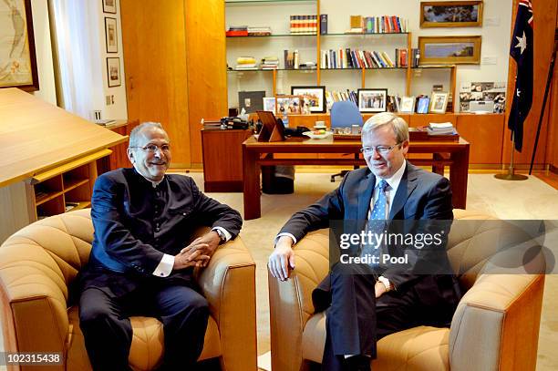 Dr Jose Ramos-Horta, President of the Democratic Republic of Timor-Leste, meets Australian Prime Minister, Kevin Rudd on the second day of his five...