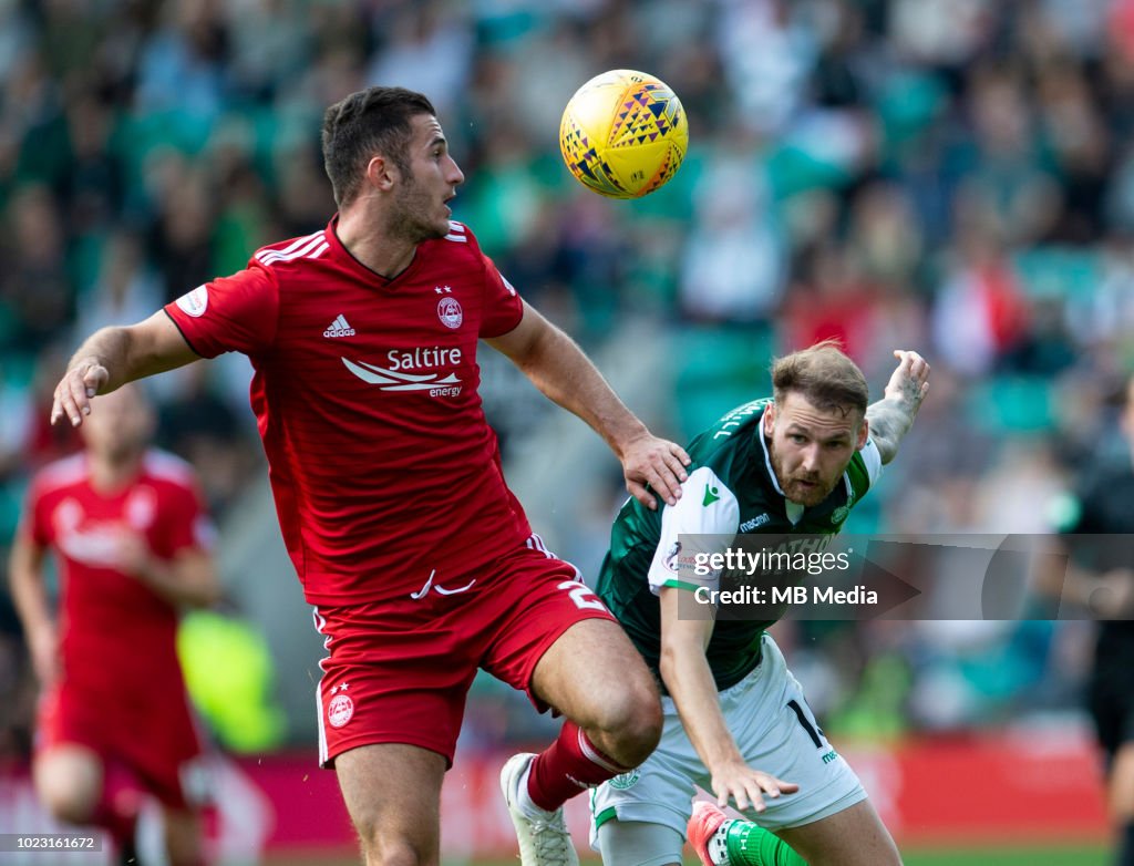 Hibernian v Aberdeen -  Scottish Premier League