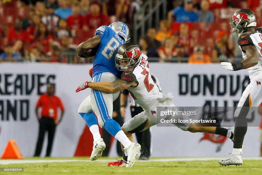 NFL: AUG 24 Preseason - Lions at Buccaneers