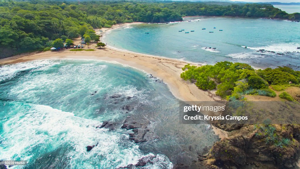 Gorgeous Beach in Costa Rica with Two Fronts of Water