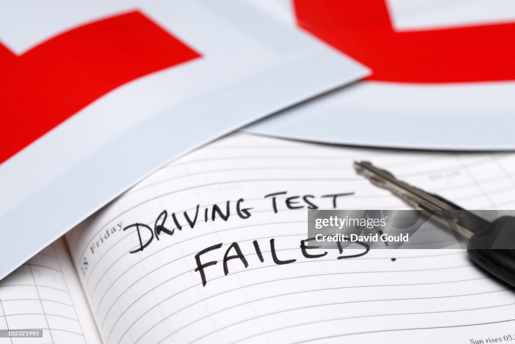 State Testing Fail Driving Test Failed High-Res Stock Photo - Getty Images