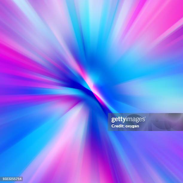 abstract radial light background - exploding light in outer space stock-fotos und bilder