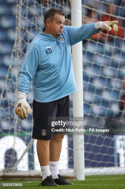 Luton Town goalkeeping coach Kevin Dearden