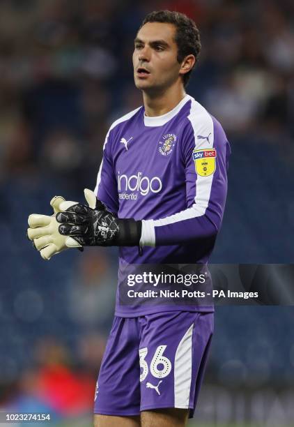 Luton Town goalkeeper James Shea