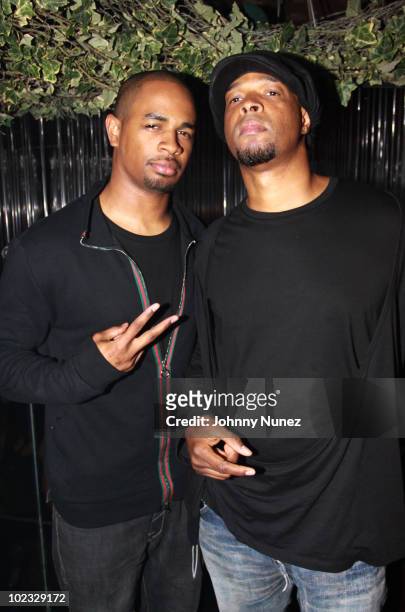 Damon Wayans, Jr. And father Damon Wayans attend Tali Gore's birthday party at Greenhouse on June 22, 2010 in New York City.