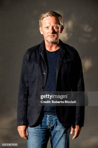British television, film and stage actor Douglas Henshall attends a photocall during the annual Edinburgh International Book Festival at Charlotte...