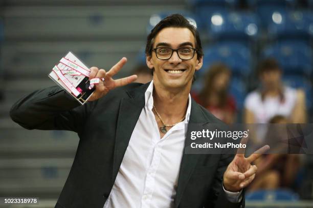 Gilberto de Godoy Filho during the Memorial of Hubert Jerzy Wagner volleyball friendly competition in Krakow, Poland on 24th August, 2018.