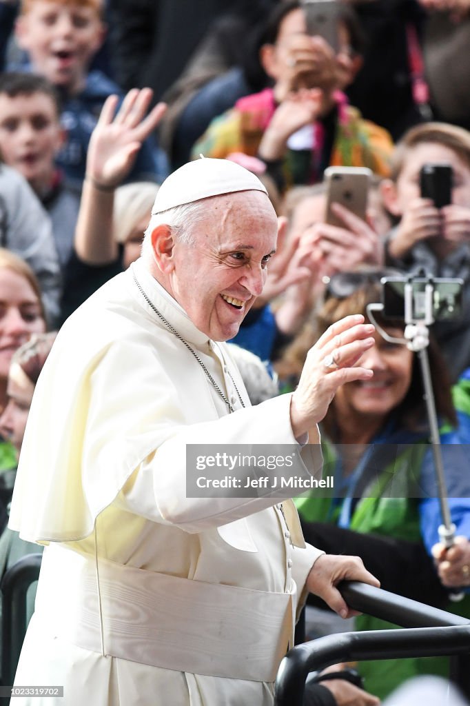 Pope Francis Attends The Festival Of Families At Croke Park On 25... News Photo - Getty Images