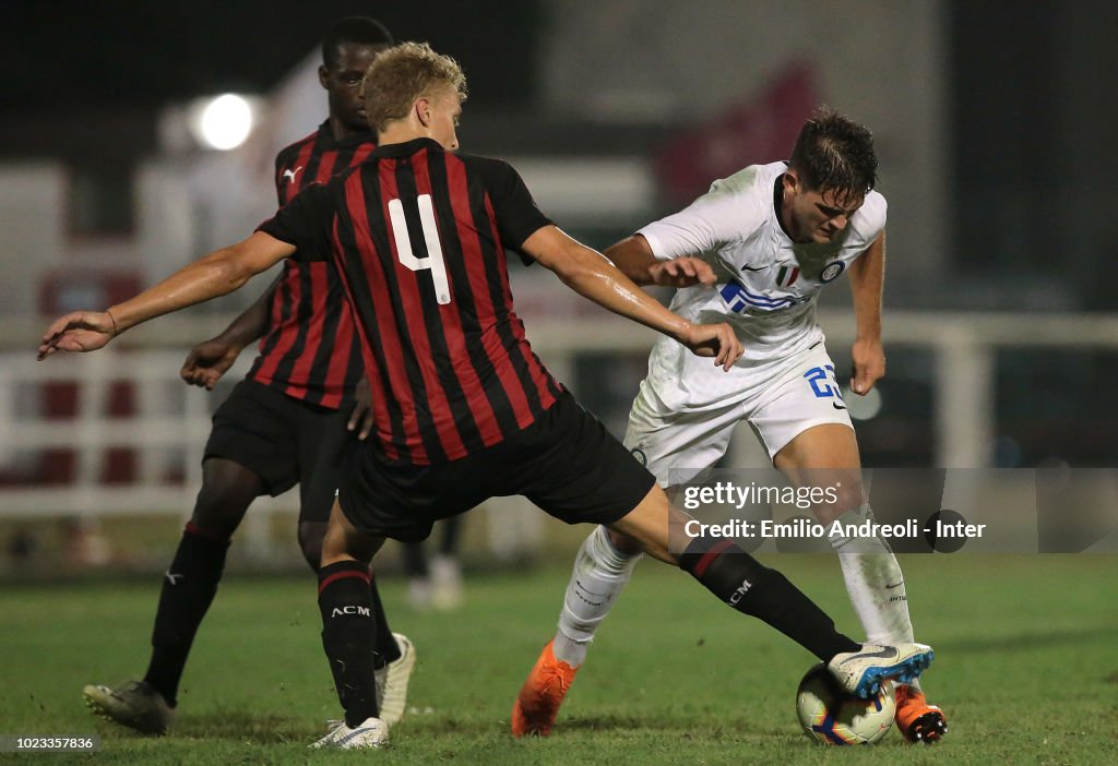 FC Internazionale U19 v AC Milan U19 - Trofeo Mamma Cairo