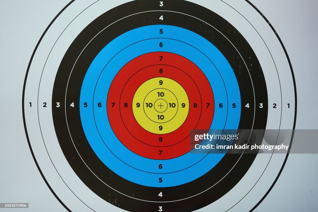 Archery aiming target