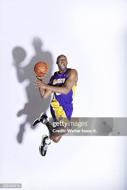 Basketball player Kobe Bryant is photographed for Sports Illustrated on March 25, 2010 in Oklahoma City, Oklahoma. CREDIT MUST READ: Walter Iooss...
