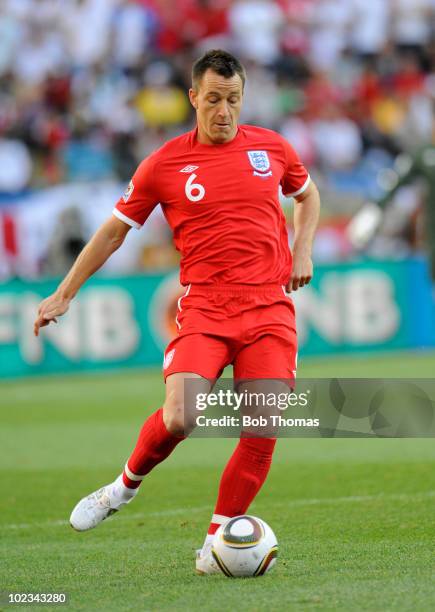 John Terry of England during the 2010 FIFA World Cup South Africa Group C match between Slovenia and England at the Nelson Mandela Bay Stadium on...