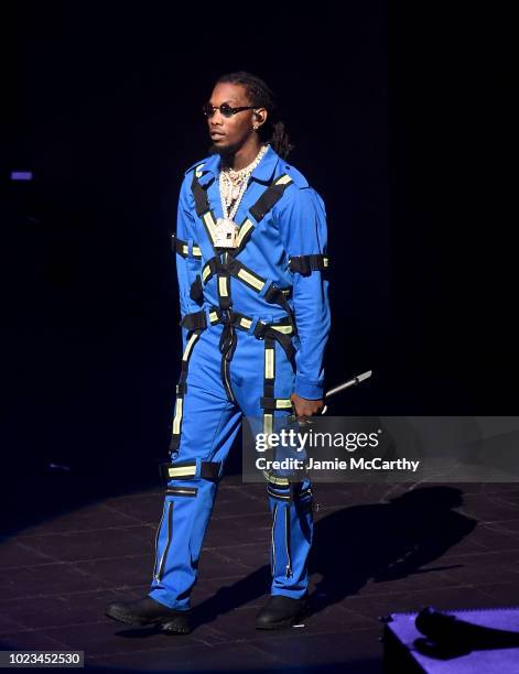 Offset of Migos performs onstage at Madison Square Garden on August 25, 2018 in New York City.