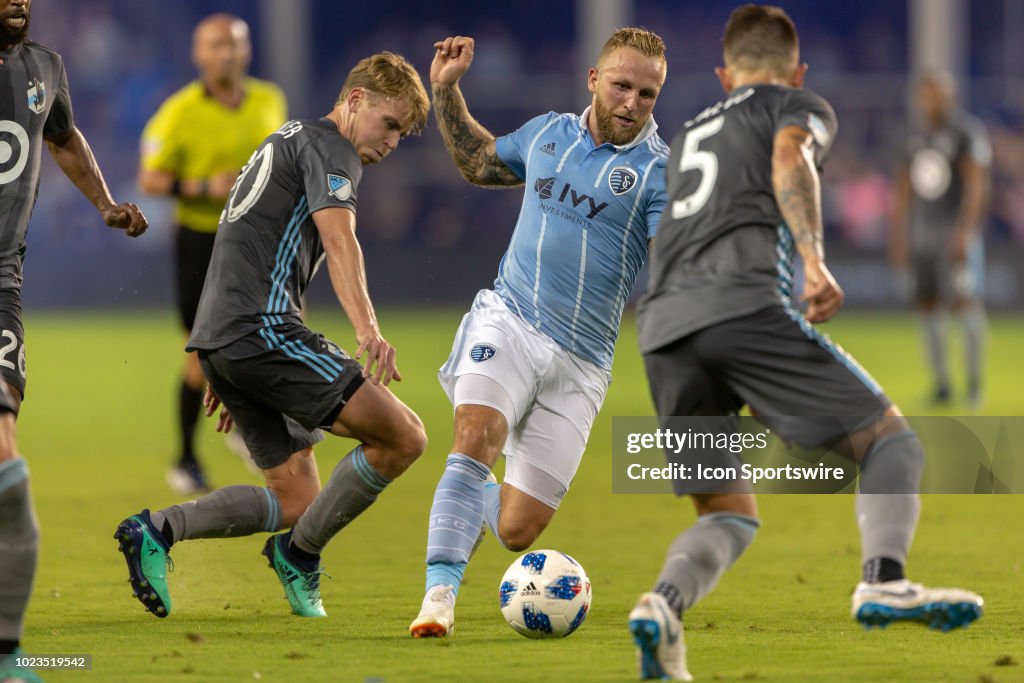 SOCCER: AUG 25 MLS - Minnesota United FC at Sporting Kansas City