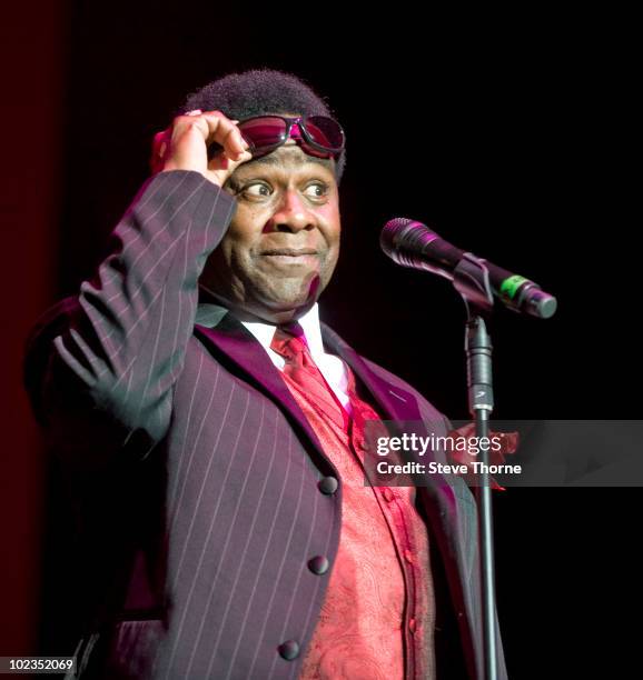 Al Green performs on stage at the LG Arena on June 23, 2010 in Birmingham, England.