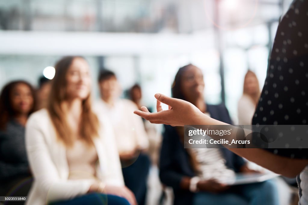 Great speakers know their audience