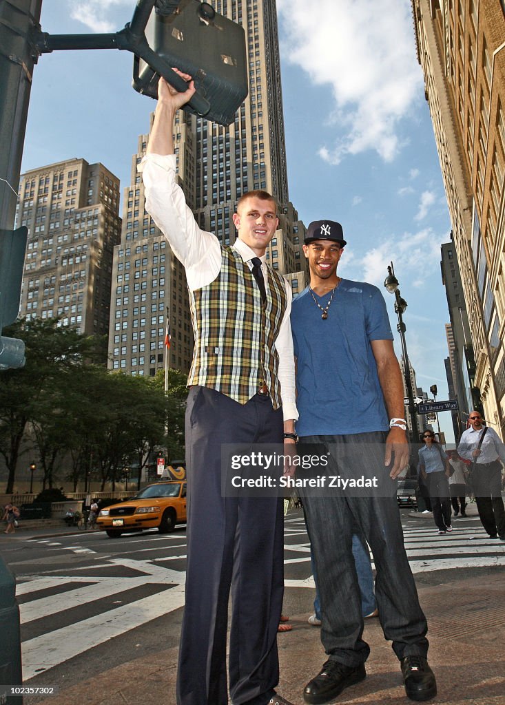 2010 NBA Draft Picks Visit The Sean John Store - June 23, 2010