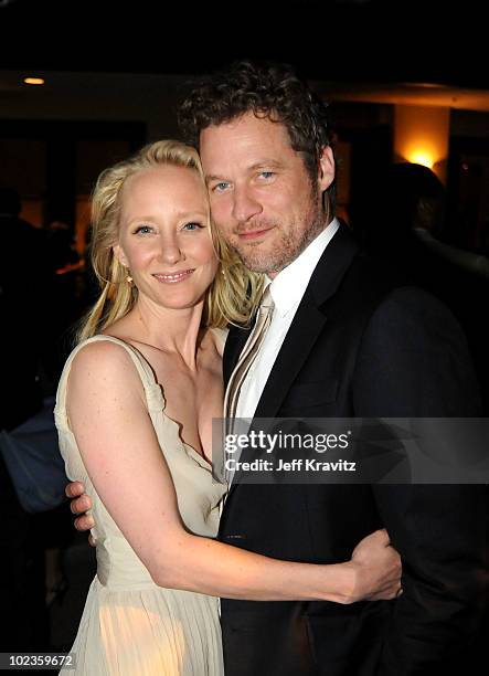 Actress Anne Heche and James Tupper attend HBO's "Hung" Season 2 premiere after party at Paramount Theater on the Paramount Studios lot on June 23,...