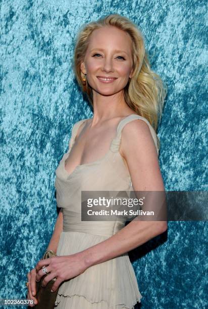 Actress Anne Heche arrives for the premiere of "Hung" Season 2 at Paramount Theater on the Paramount Studios lot on June 23, 2010 in Los Angeles,...