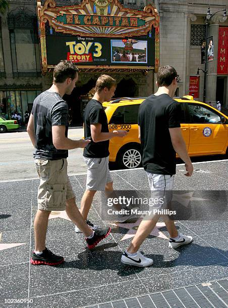 Atmosphere at the Top NHL Draft Prospects At The Hollywood Walk of Fame on June 23, 2010 in Hollywood, California.