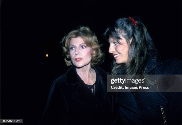 Rita Hayworth and Yasmin Khan circa 1984 in New York City.