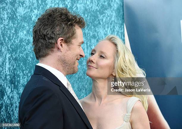 Actor James Tupper and actress Anne Heche attend the Season 2 premiere of HBO's "Hung" at Paramount Theater on the Paramount Studios lot on June 23,...