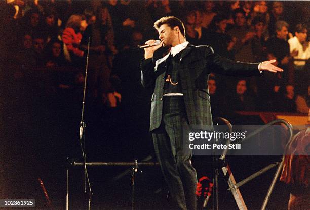 George Michael Instruments George Michael In Concert Photos and Premium High Res Pictures - Getty ...