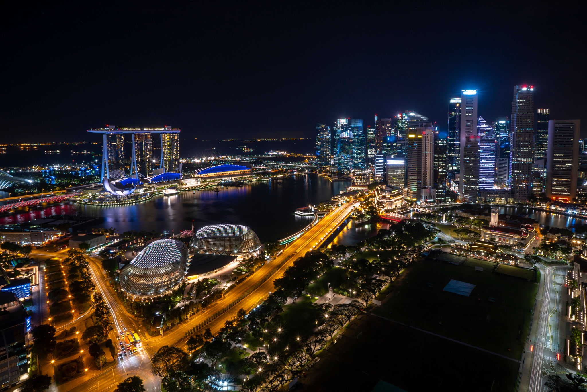 night photography singapore