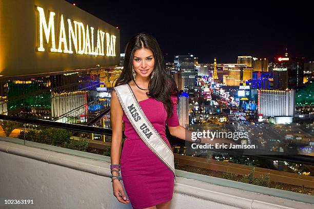 Miss USA 2010, Rima Fakih, appears at the House of Blues Foundation Room inside the Mandalay Bay Resort & Casino June 23, 2010 in Las Vegas, Nevada....