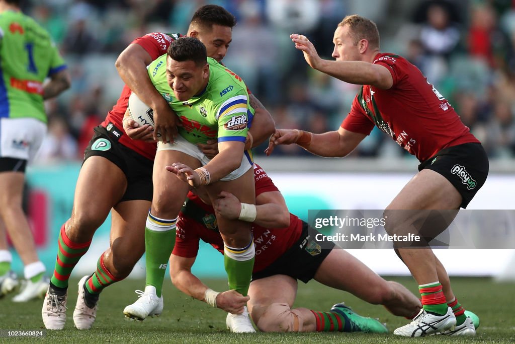 NRL Rd 24 - Raiders v Rabbitohs