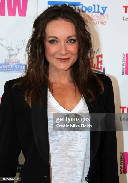 Michelle Bridges arrives at the "Underbelly: The Golden Mile" DVD launch at The Tunnel on June 24, 2010 in Sydney, Australia.