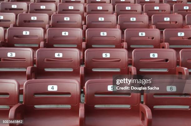 spectator seating in an sports arena - cort theatre stock pictures, royalty-free photos & images