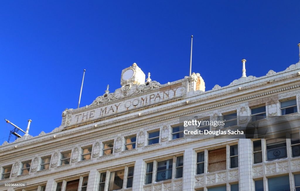 Historical May Company Building Highrise Building Cleveland Ohio Usa