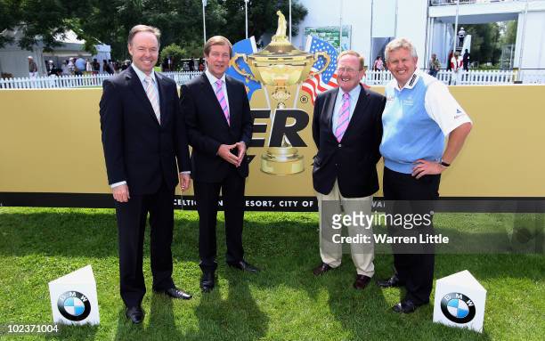 Member of Board BMW Group Sales and Marketing Ian Robertson, Chief Executive of the European Tour George O'Grady, Ryder Cup Director Richard Hills...