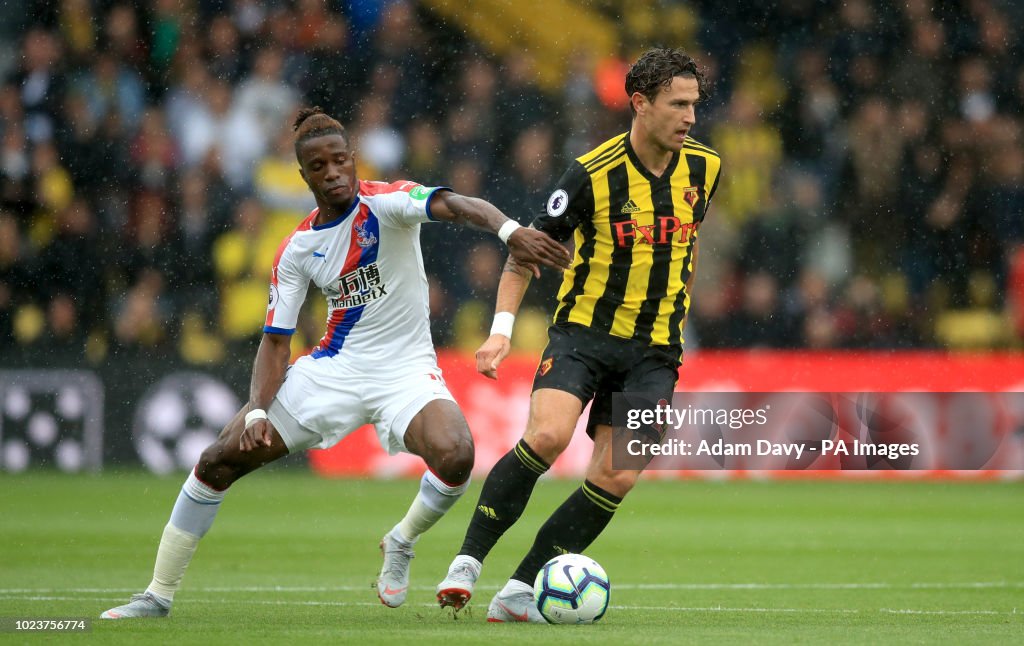 Watford v Crystal Palace - Premier League - Vicarage Road