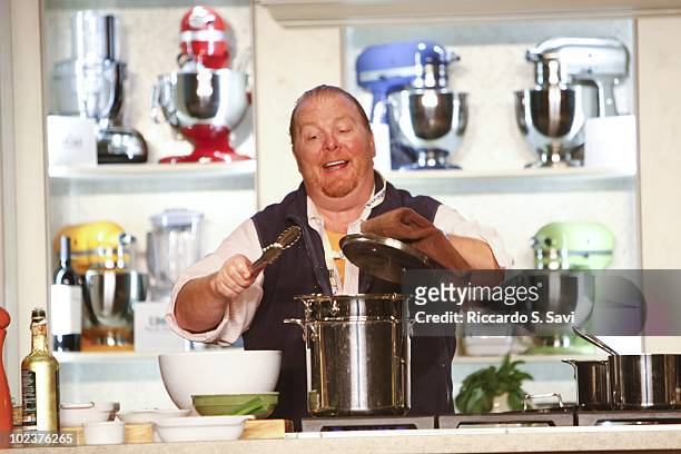 Mario Batali attends 'In The Kitchen with Top Chef' at the 28th Annual FOOD & WINE Classic In Aspen on June 18, 2010 in Aspen, Colorado.