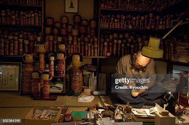 japanese artisan,technique - yamagata prefecture stock pictures, royalty-free photos & images