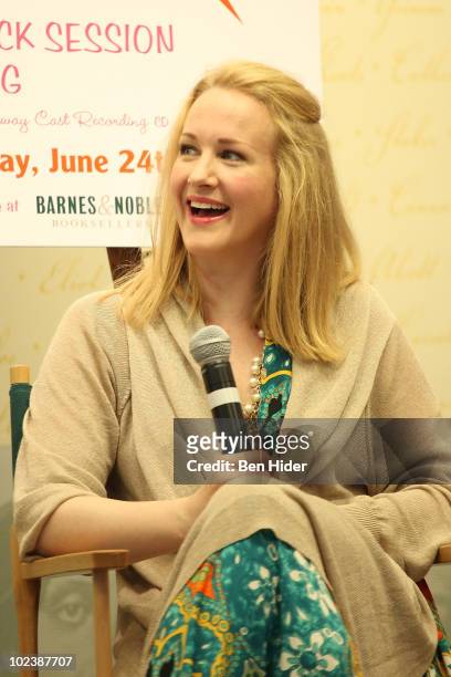 Actress Katie Finneran attends the "Promises, Promises" cast album signing at Barnes & Noble, Lincoln Triangle on June 24, 2010 in New York City.