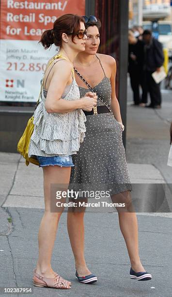 Actress Kate Walsh sighting in the West Village on June 15, 2010 in New York, New York.