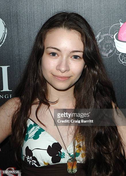 Jodelle Ferland at the Hard Candy pre-premiere beauty-prep party For "The Twilight Saga: Eclipse" on June 24, 2010 in Beverly Hills, California.